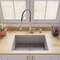 Alfi Brand Gray Matte 27"x18" Fireclay Undermount/Drop In Firelcay Kitchen Sink ABF2718UD-GM - alternate 7